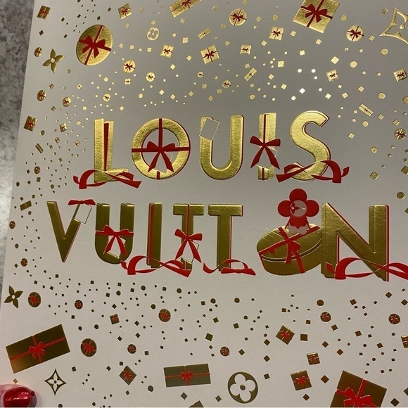Louis Vuitton | Empty Paper Gift Bag Holiday Shopping Bag Limited Edition 2023 - Picture 4 of 8